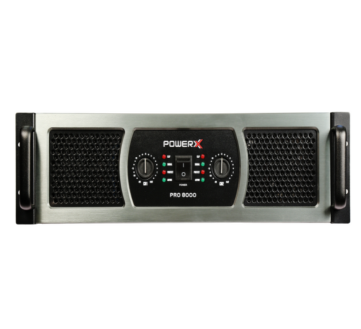 PowerX PRO 6000 (2 x 1350W@8ohm / 2 x2025W@4ohms)
