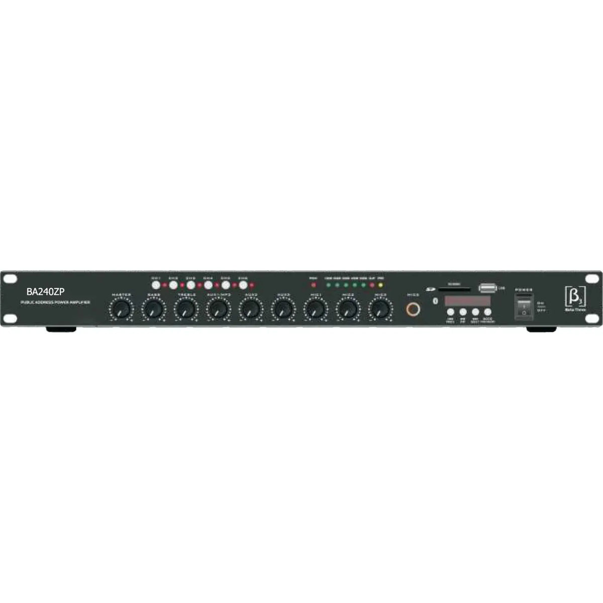 Beta3 BA240ZP 240W Mixer Amplifier with Zone Control