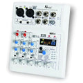 NX Audio NOTE 4 4-Channel Mixer with USB and Bluetooth