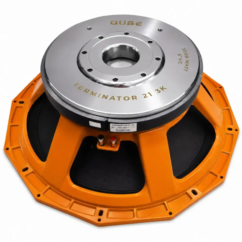 Qube Terminator 21 3K 3000 Watt Professional Subwoofer Transducer
