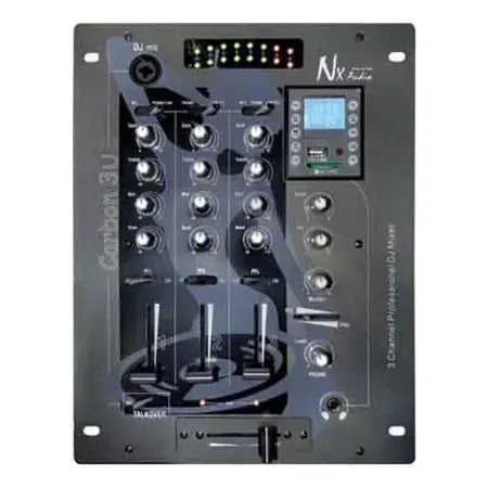 NX Audio Carbon3USB Channel DJ Mixer