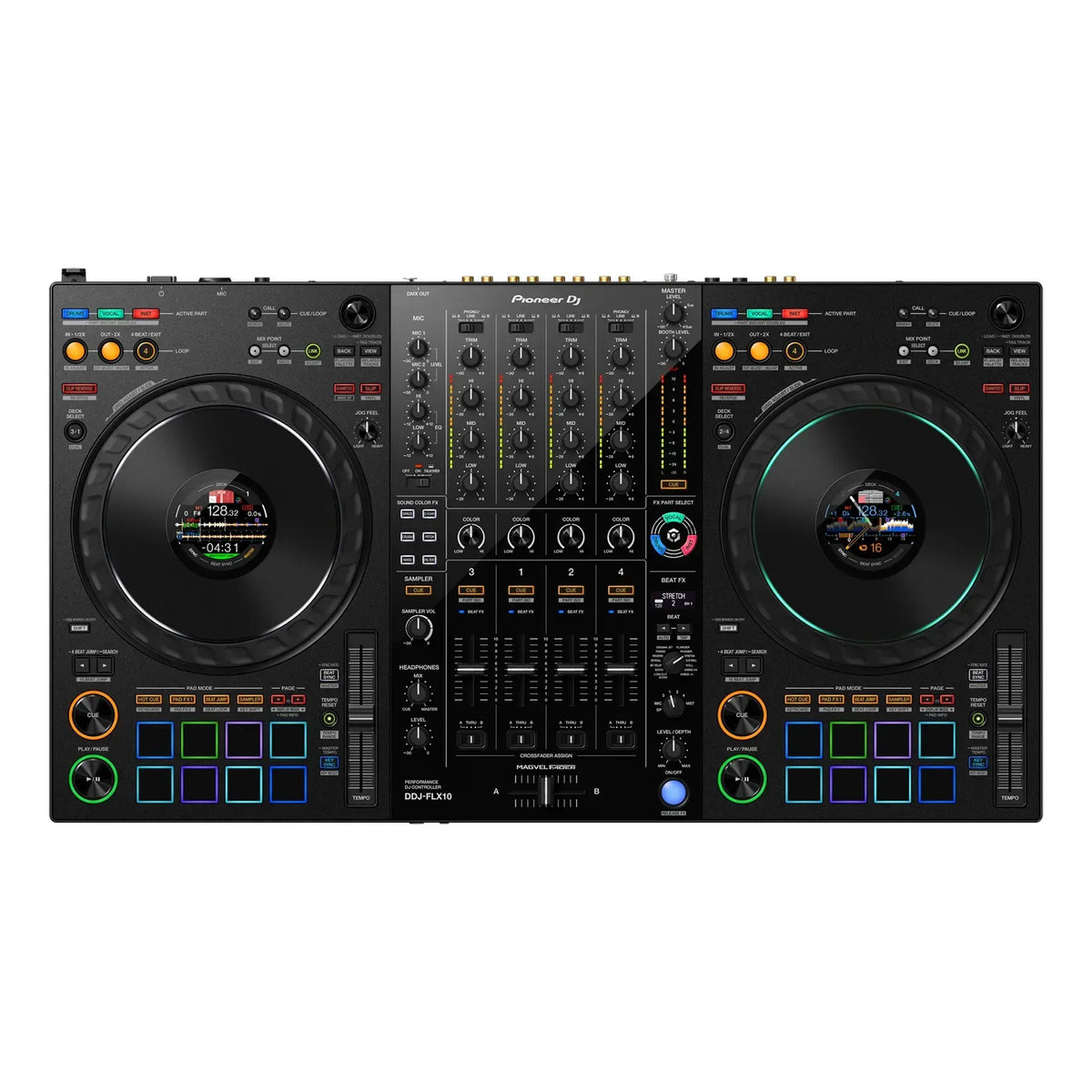 Pioneer DJ DDJ FLX10 4 Channel DJ Controller