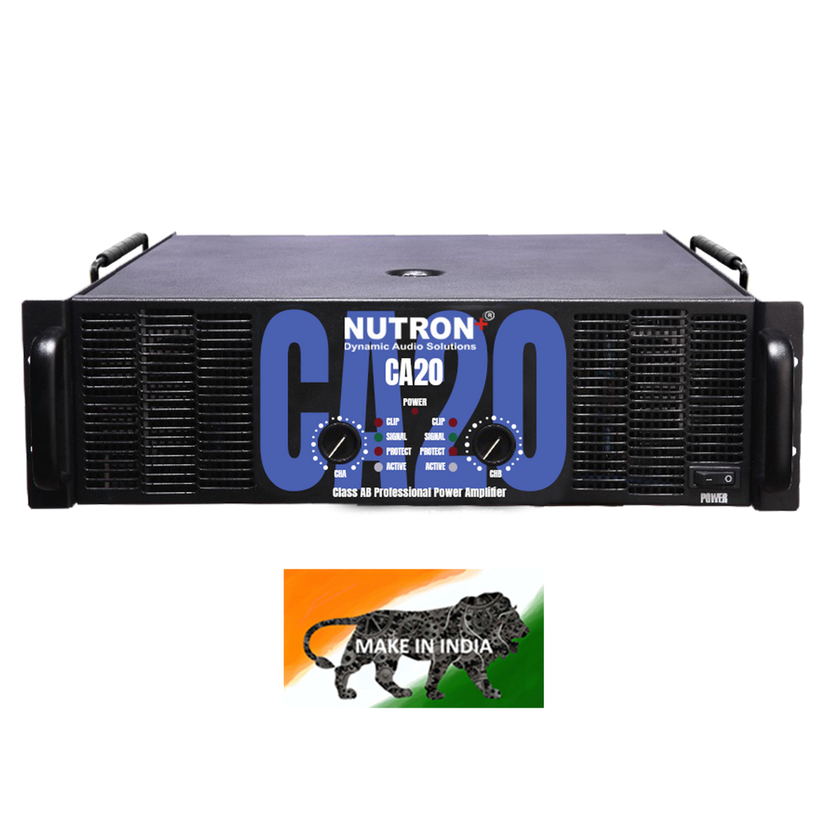Nutron CA-20, 5000 Watt Power Amplifier (2500+2500 Watt @ 2Ω)