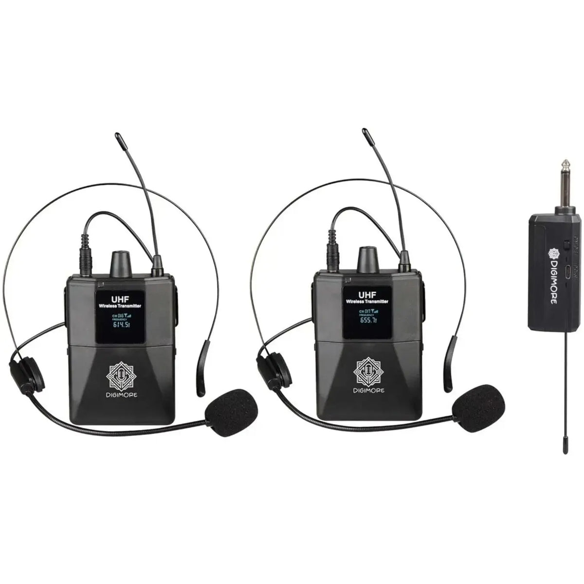 DIGIMORE D-351 UHF Dual Wireless Microphone Set