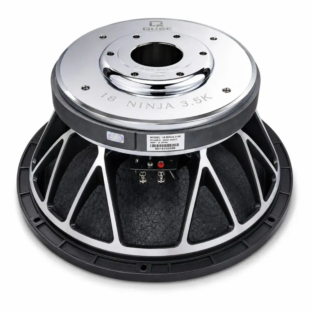 Qube 18 Ninja 3.5K 3000watt  Professional Subwoofer Transducer